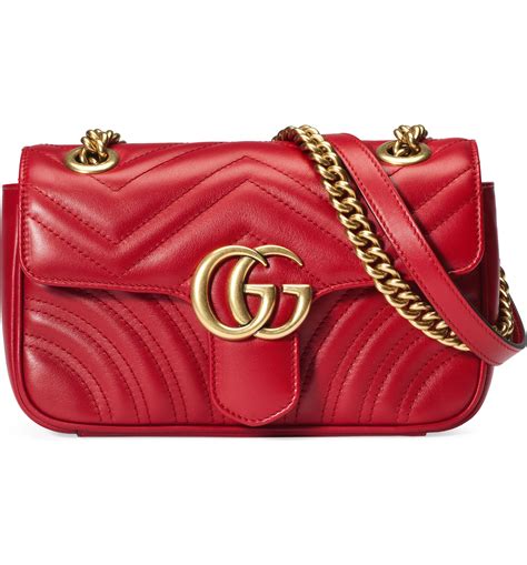 mini portafoglio gucci|Gucci leather shoulder bag.